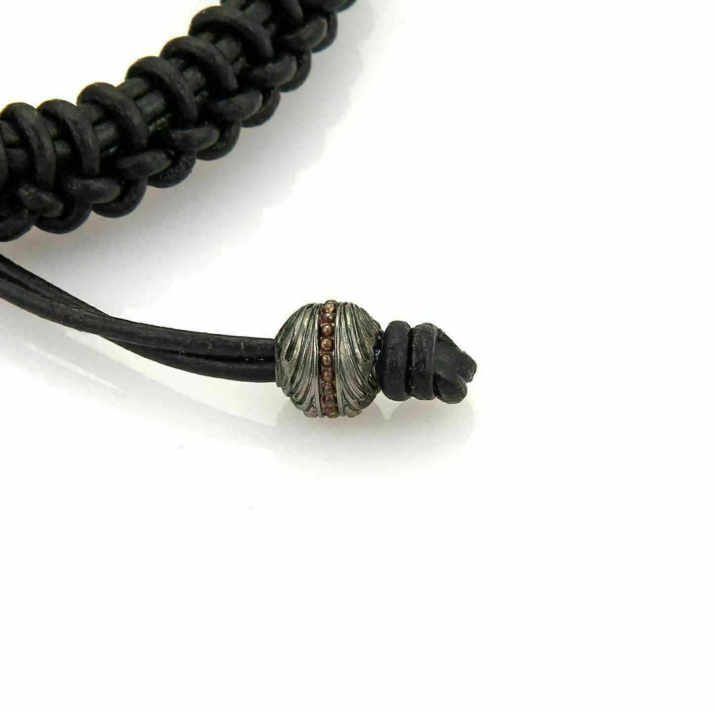 Stephen Webster No Regrets Leather & Silver Bead Bracelet
