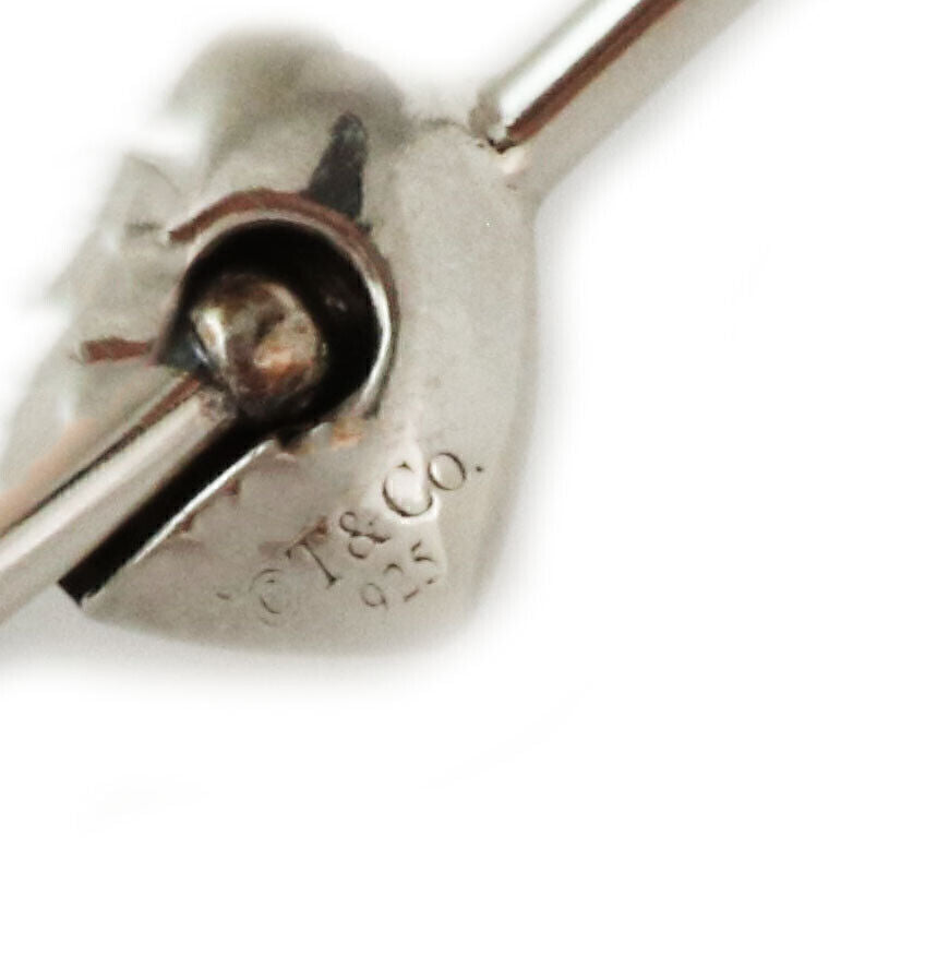 Tiffany & Co. Sterling Silver Heart Wire Bangle Bracelet