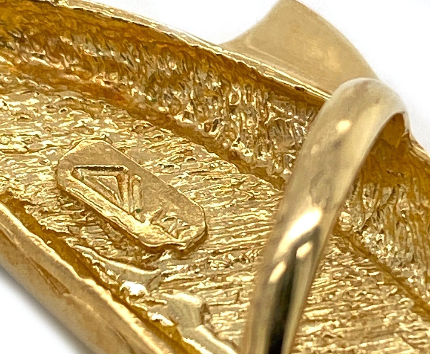 Opal Inlay Dolphin 14k Yellow Gold Charm Pendant