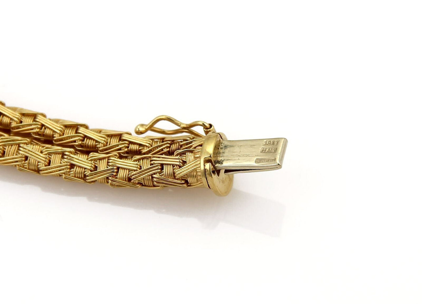 Roberto Coin 18k Yellow Gold Woven Silk Graduated Collar Necklace