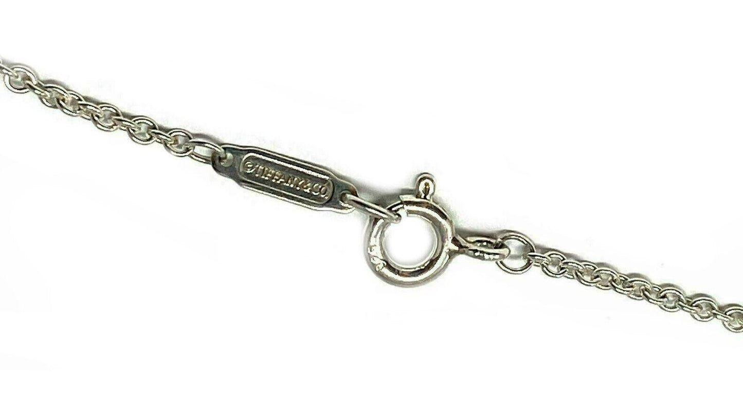 Tiffany & Co. Sweet Nothing Sterling Silver Envelope Movable Letter Necklace