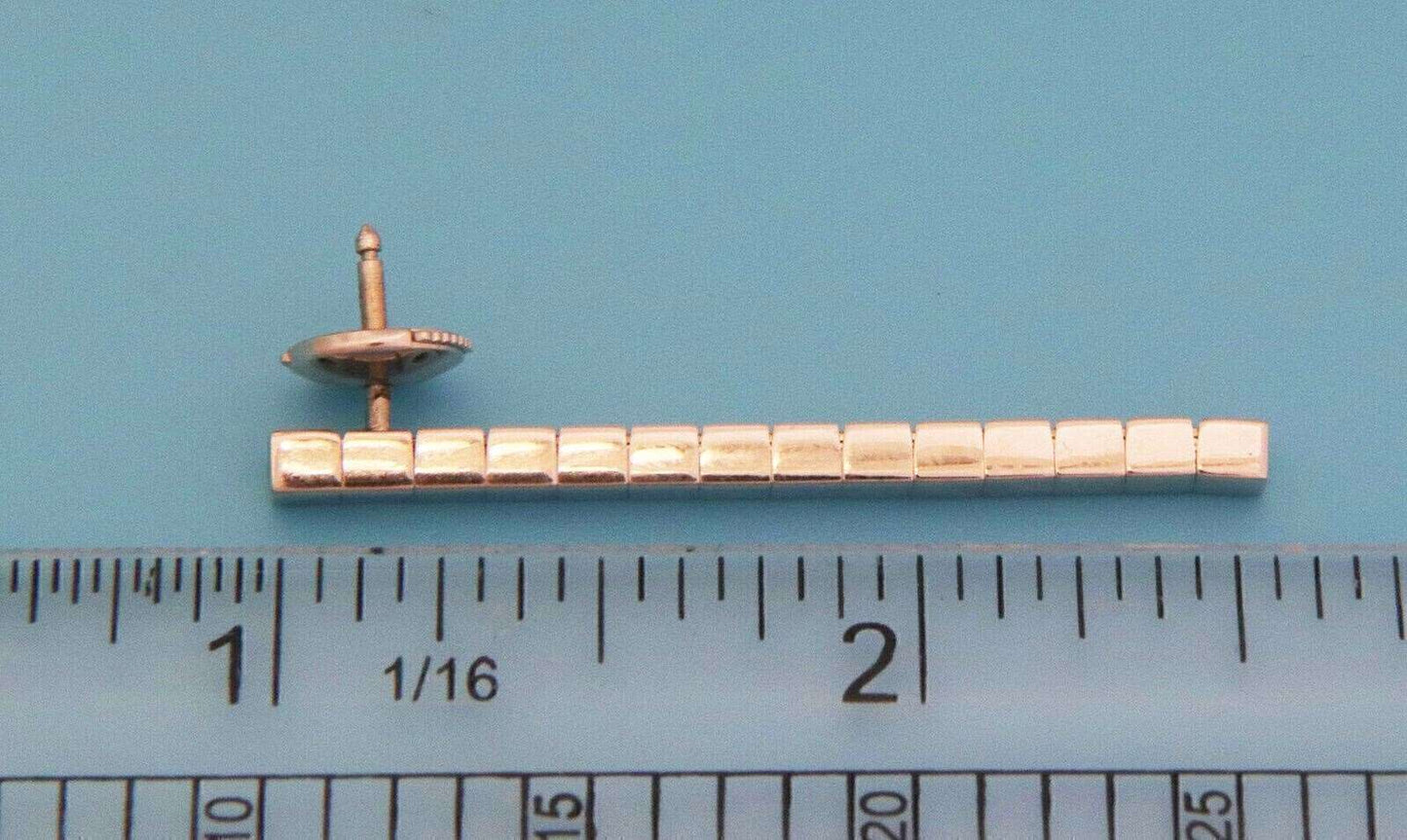 Cartier Lanieres 18k White Gold Cube Dangle Earrings