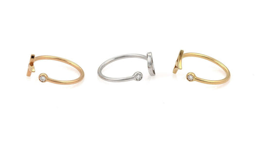 Louis Vuitton Idylle Blossom 18k Tri Color Gold & Diamond Ring - Size 6