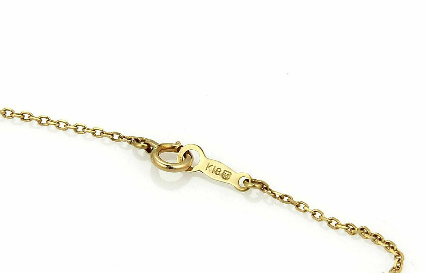 Mikimoto 18k Yellow Gold 3 Fish Charm Chain Bracelet
