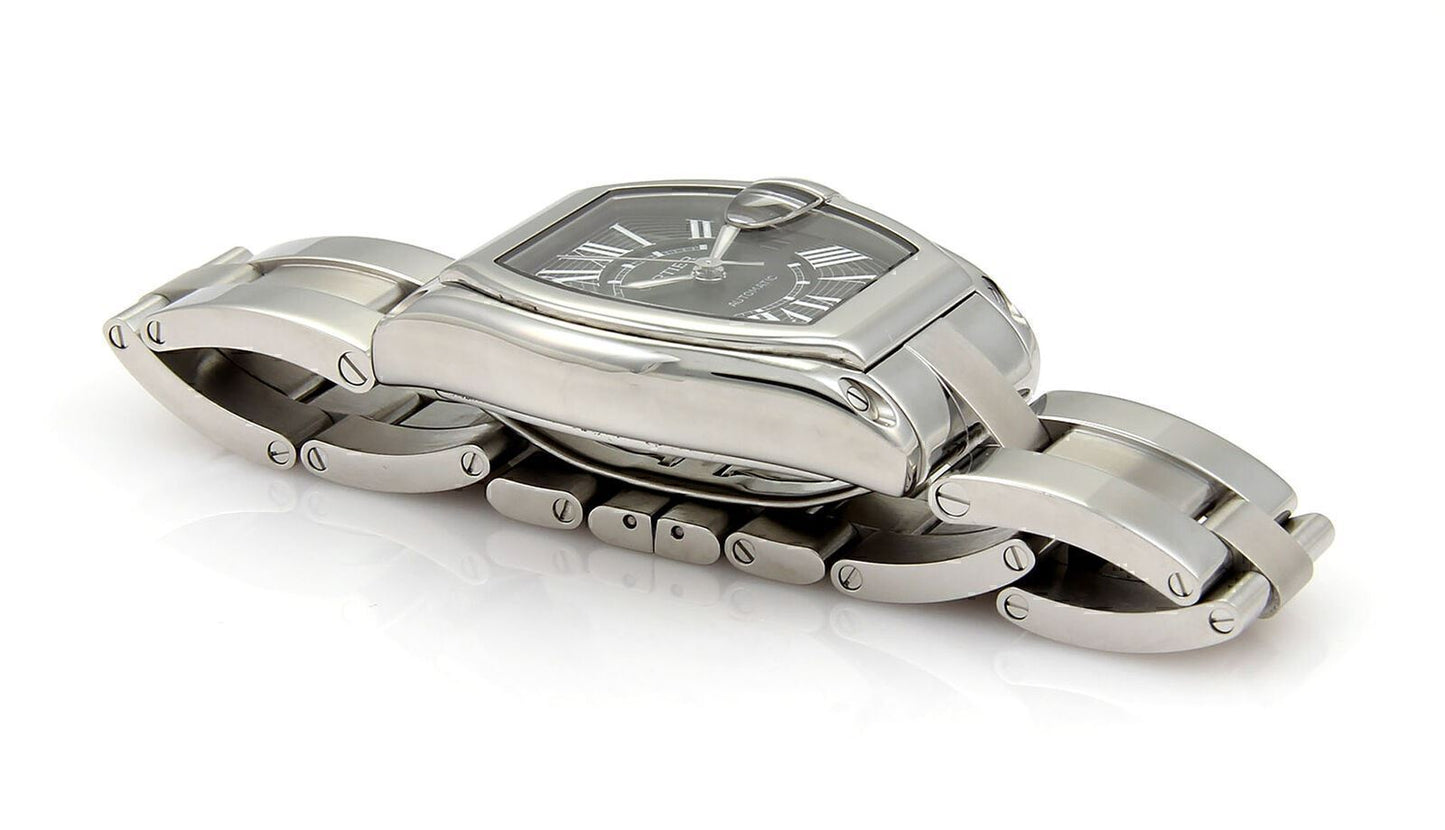 Cartier Roadster Automatic Stainless Steel Men's Wrist Watch