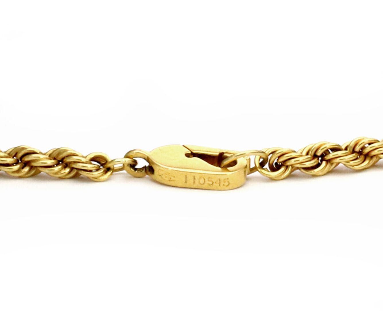 Carrera y Carrera Diamond 18k Yellow Gold Horse Pendant Rope Necklace