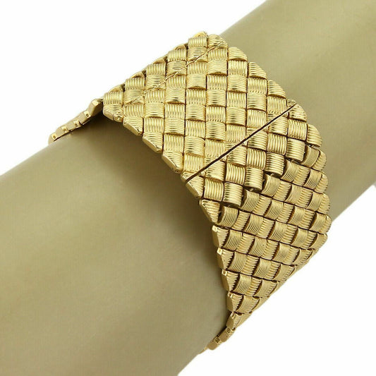 Hidden Cove 18k Yellow Gold Watch Bracelet