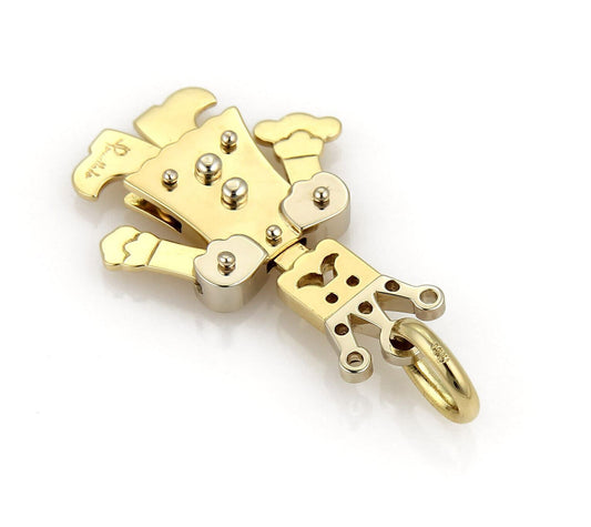 Pomellato Animated King 18k Gold Charm Pendant