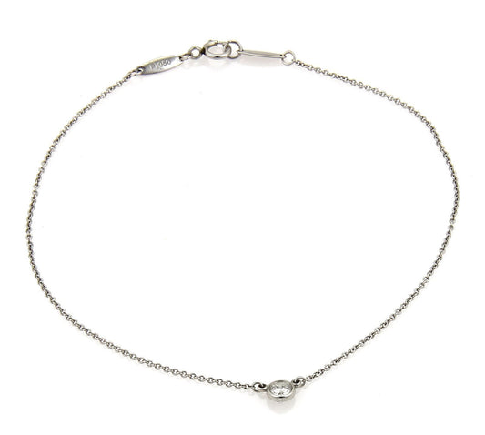 Tiffany & Co. Peretti Diamond By The Yard Platinum Chain Bracelet 8.5"