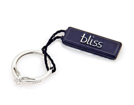 Bliss by Damiani KATE Solitaire Diamond 18k White Gold Ring - Size 7