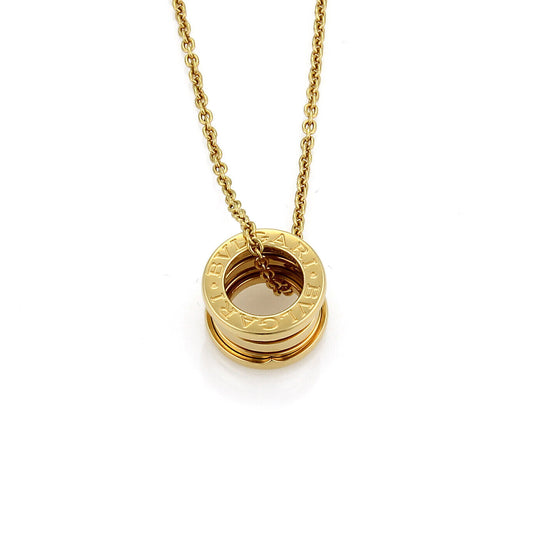 Bvlgari B.zero1  18k Yellow Gold Pendant Necklace