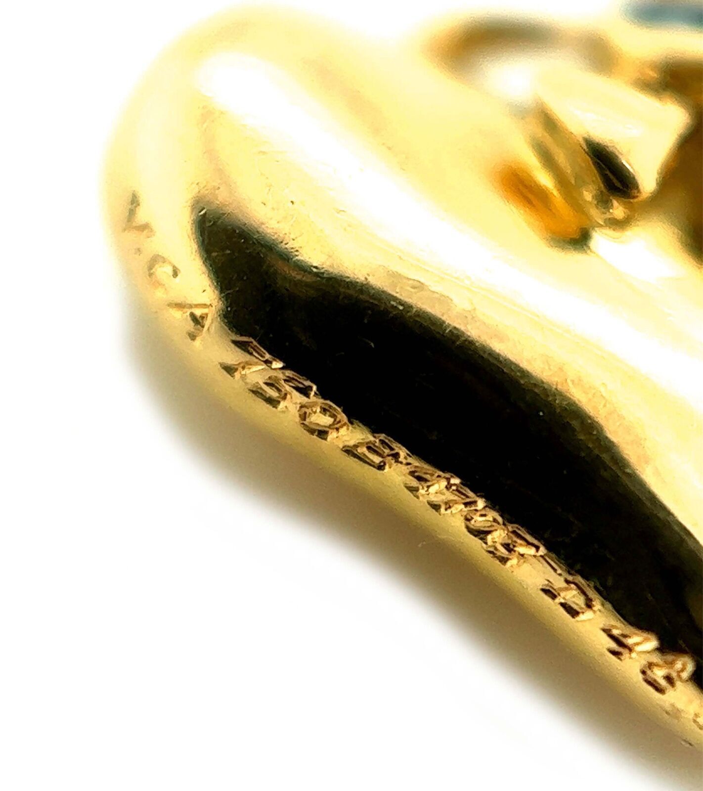 Van Cleef & Arpels Baby Booty Sapphire & 18k Yellow Gold Charm Pendant