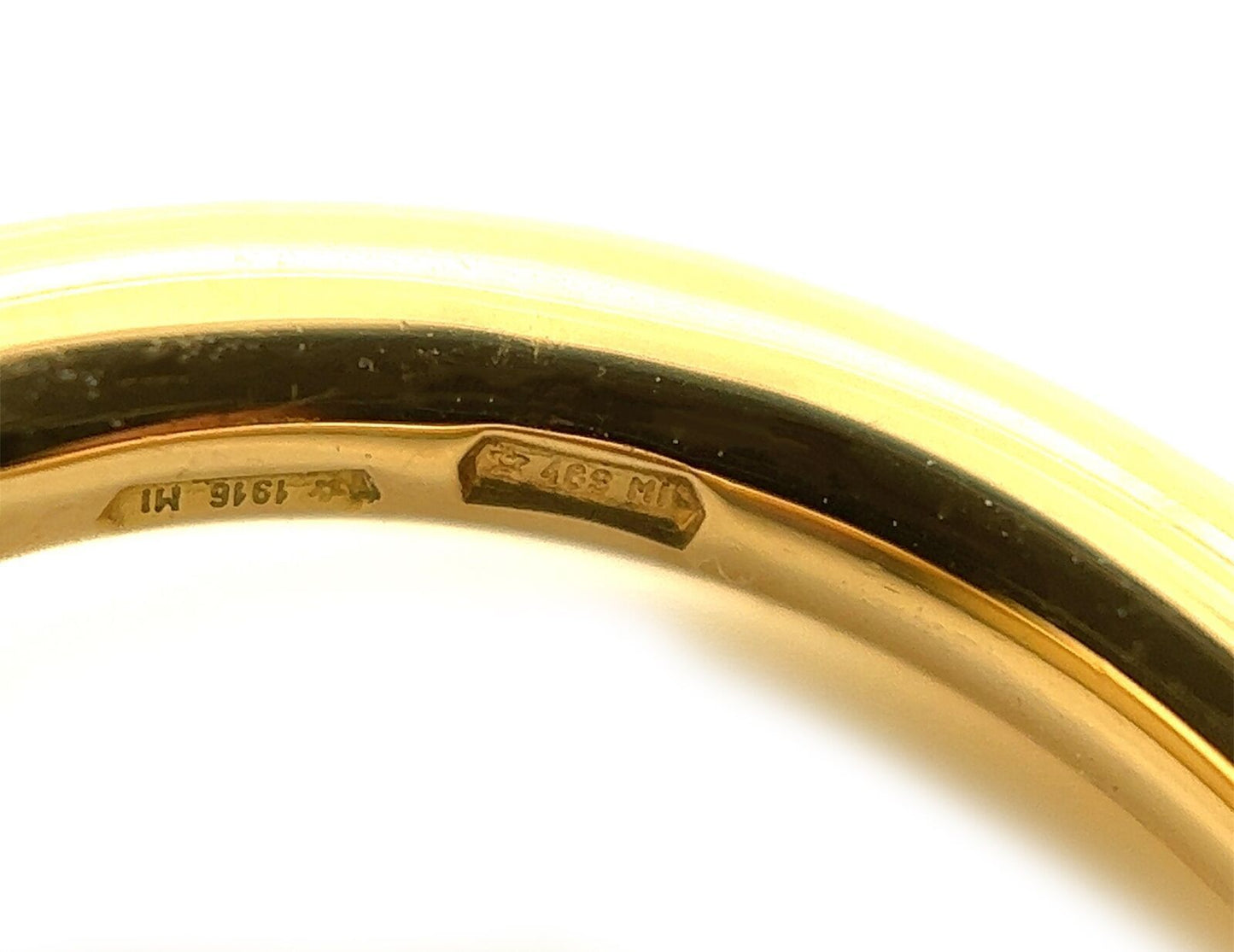 Pomellato Nudo Garnet 18k Two Tone Gold Ring - Size 4.5