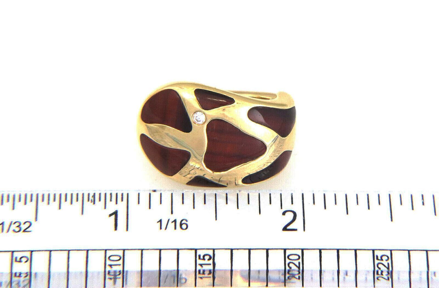 Roberto Coin Enamel Giraffe Anamalier 18k Yellow Gold Earrings