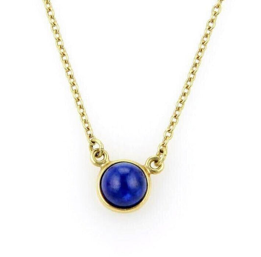 Tiffany & Co. Peretti Lapis by The Yard 18k Yellow Gold Necklace | Necklaces | catalog, Designer Jewelry, Elsa Peretti, Necklaces, Pendants, Tiffany & Co. | Tiffany & Co.