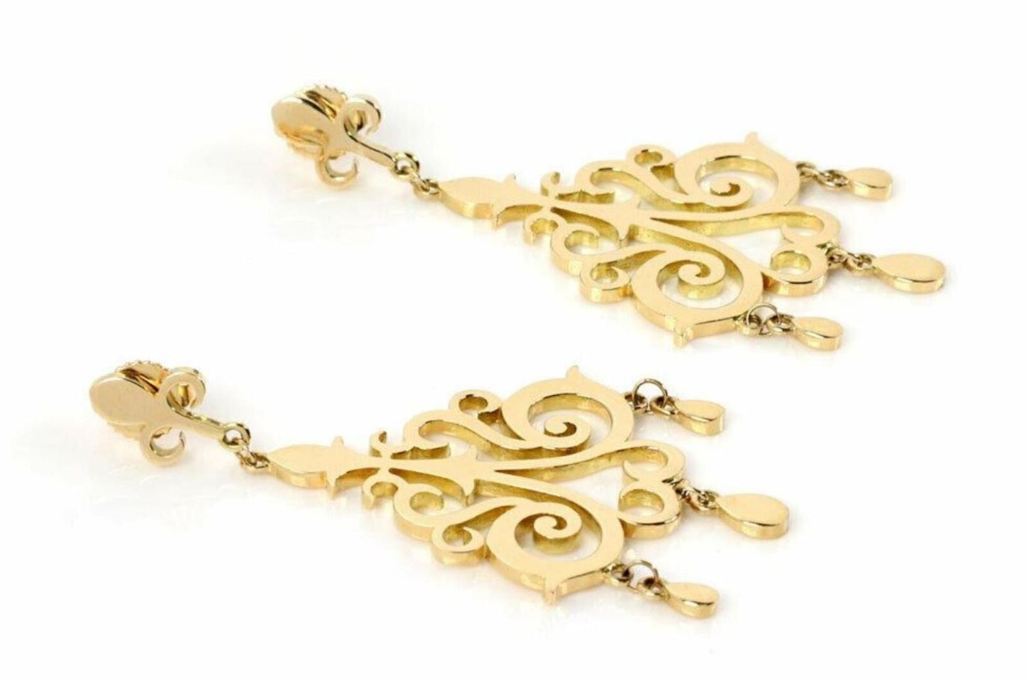 Tiffany & Co. Enchant Dangle Chandelier 18k Yellow Gold Earrings