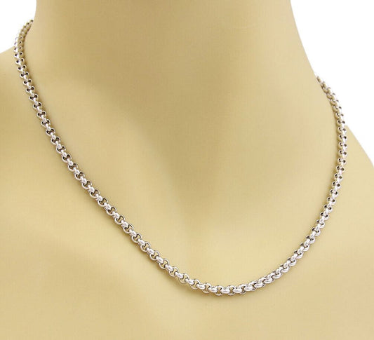 Chopard 18k White Gold Round Link Chain Necklace | Necklaces | catalog, Chains, chopard, Designer Jewelry, Necklaces | Chopard