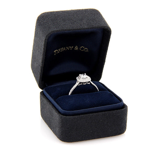 Tiffany & Co. Soleste Diamond Platinum Ring - Size 6