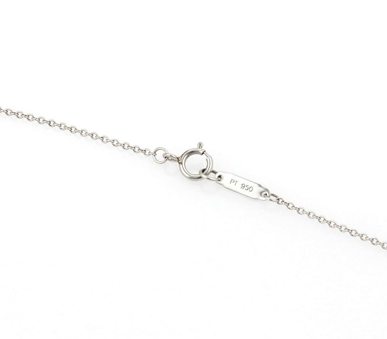 Tiffany & Co. Large Metro Diamond Platinum Heart Pendant Necklace