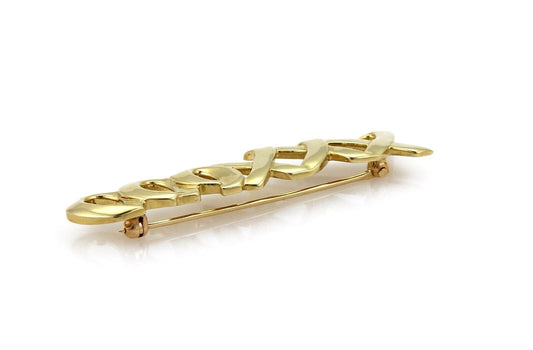 Tiffany & Co. Picasso 18k Yellow Gold XO Pin Brooch