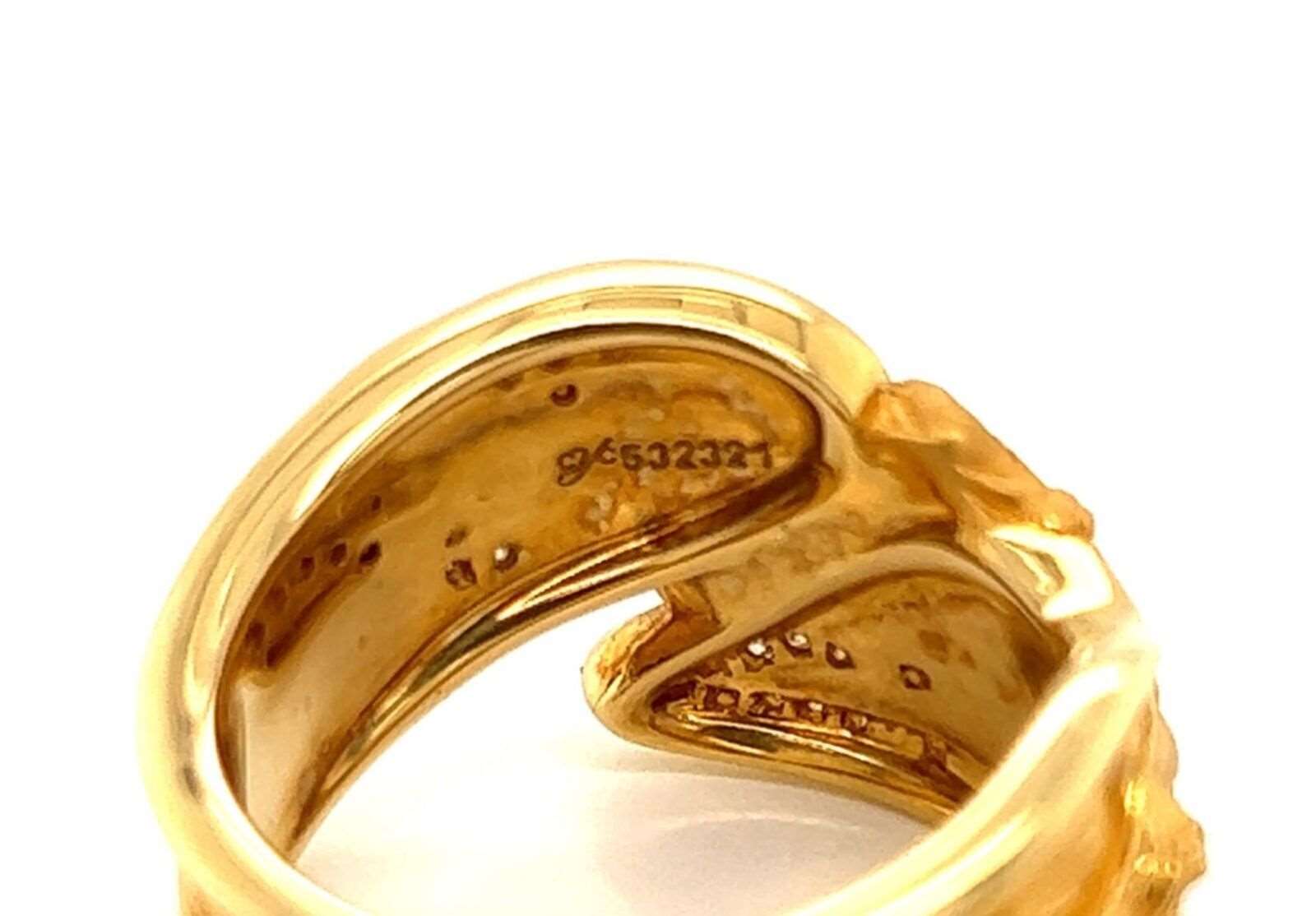 Carrera y Carrera Ecuestre Diamond 18k Yellow Gold Horse Ring