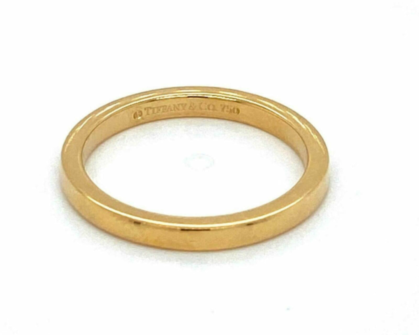 Tiffany & Co. Novo 18k Yellow Gold Band Ring Size 4