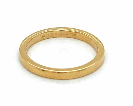Tiffany & Co. Novo 18k Yellow Gold Band Ring Size 4