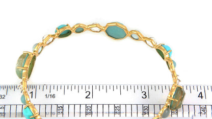 Ippolita Rock Candy Multi Gems 18k Yellow Gold Bangle Bracelet