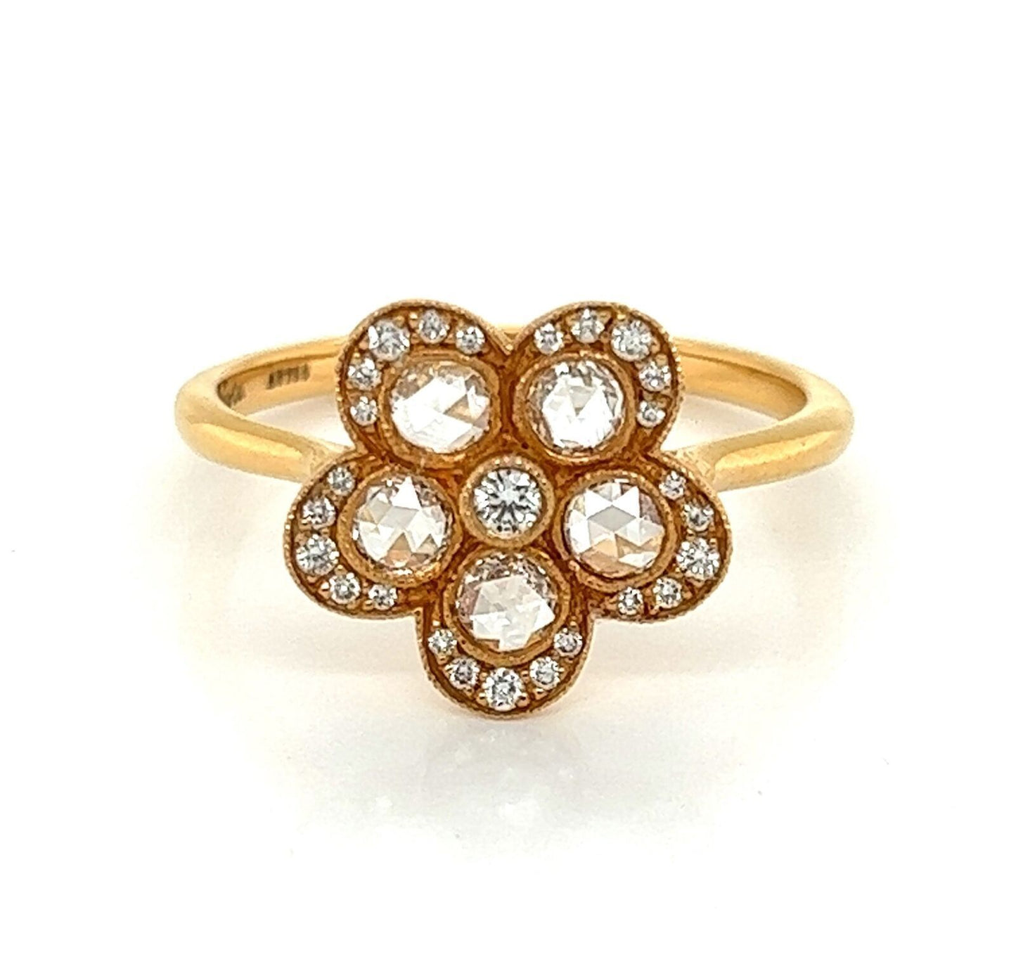 Tiffany & Co. Enchant Diamonds 18k Rose Gold Ring - Size 8