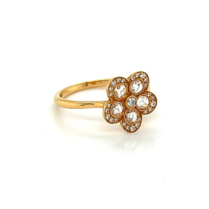 Tiffany & Co. Enchant Diamonds 18k Rose Gold Ring - Size 8