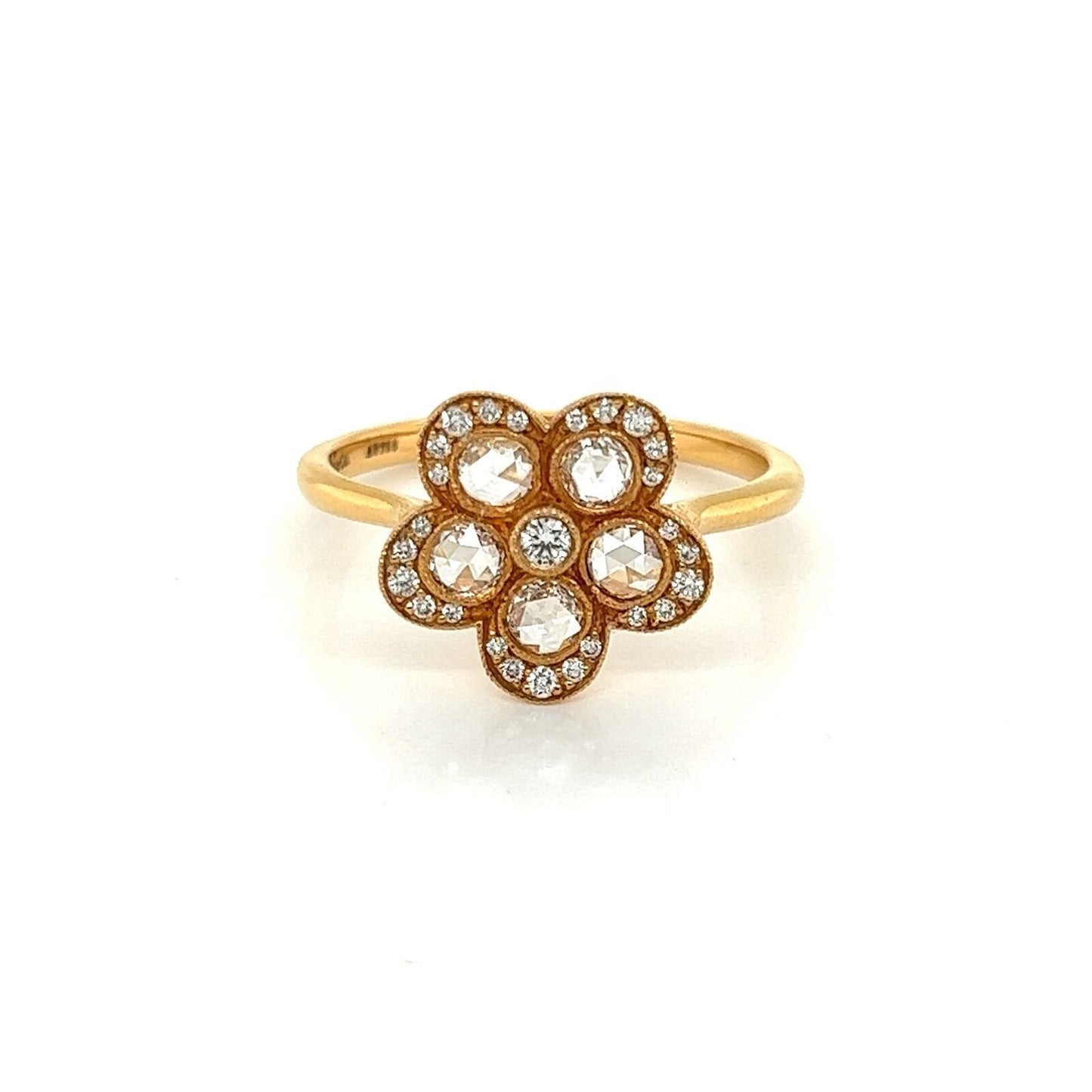 Tiffany & Co. Enchant Diamonds 18k Rose Gold Ring - Size 8