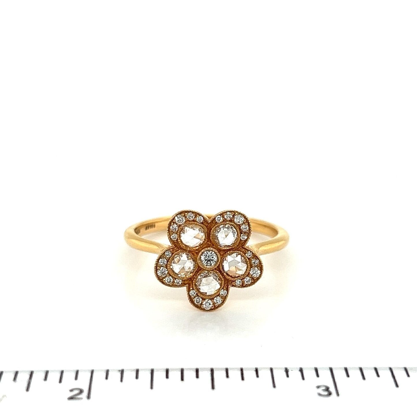 Tiffany & Co. Enchant Diamonds 18k Rose Gold Ring - Size 8