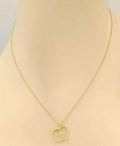 Tiffany & Co. Peretti Apple 18k Yellow Gold Pendant Necklace