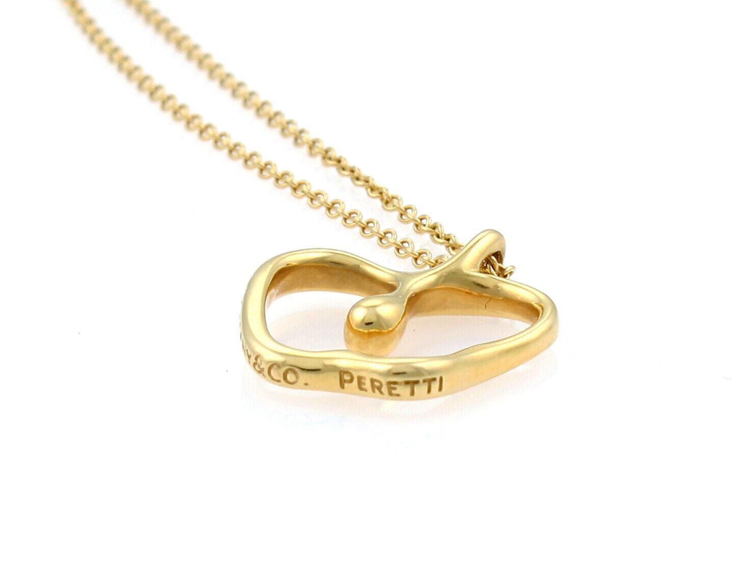 Tiffany & Co. Peretti Apple 18k Yellow Gold Pendant Necklace