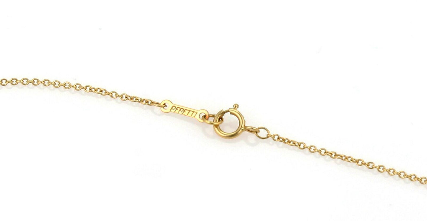 Tiffany & Co. Peretti Apple 18k Yellow Gold Pendant Necklace