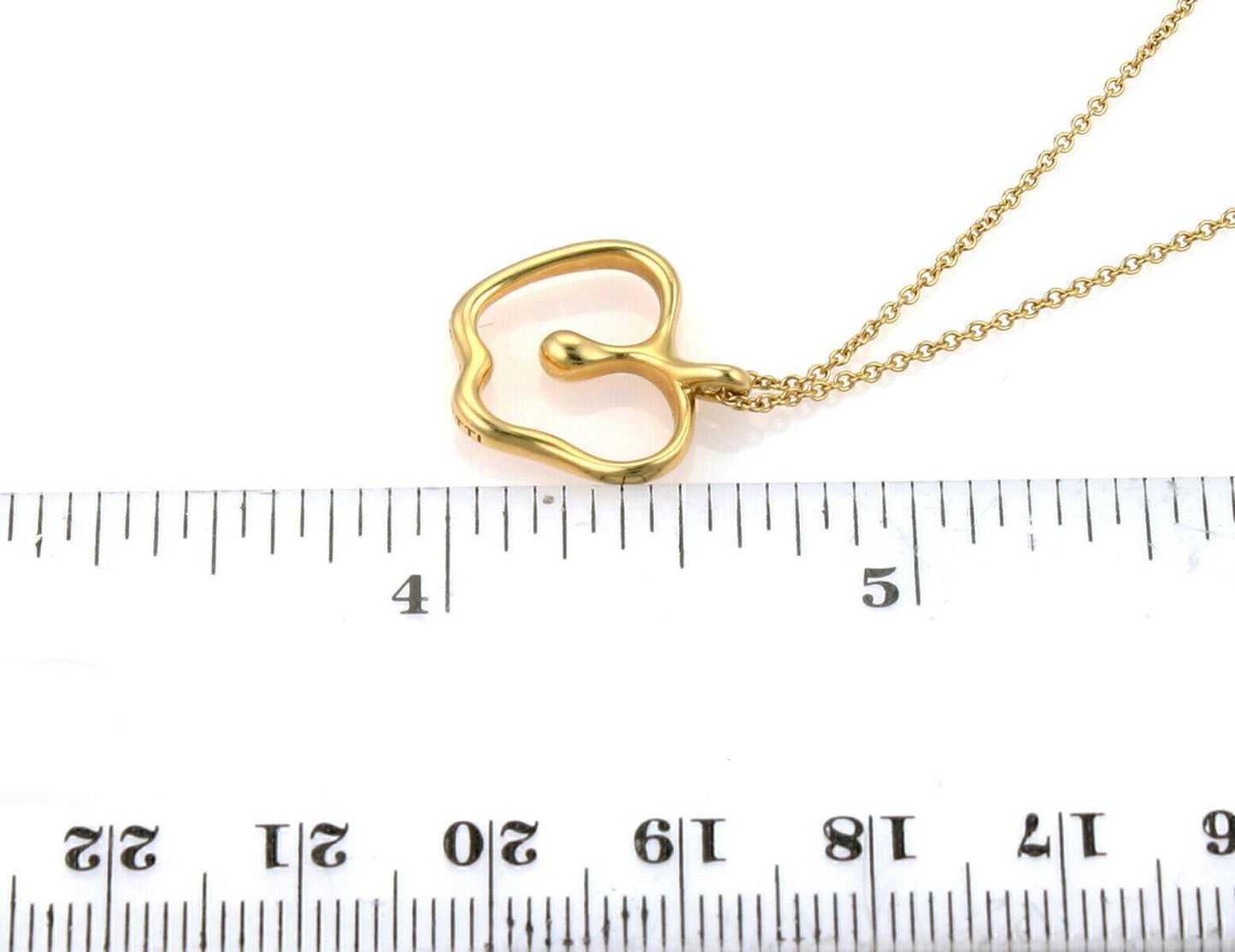 Tiffany & Co. Peretti Apple 18k Yellow Gold Pendant Necklace