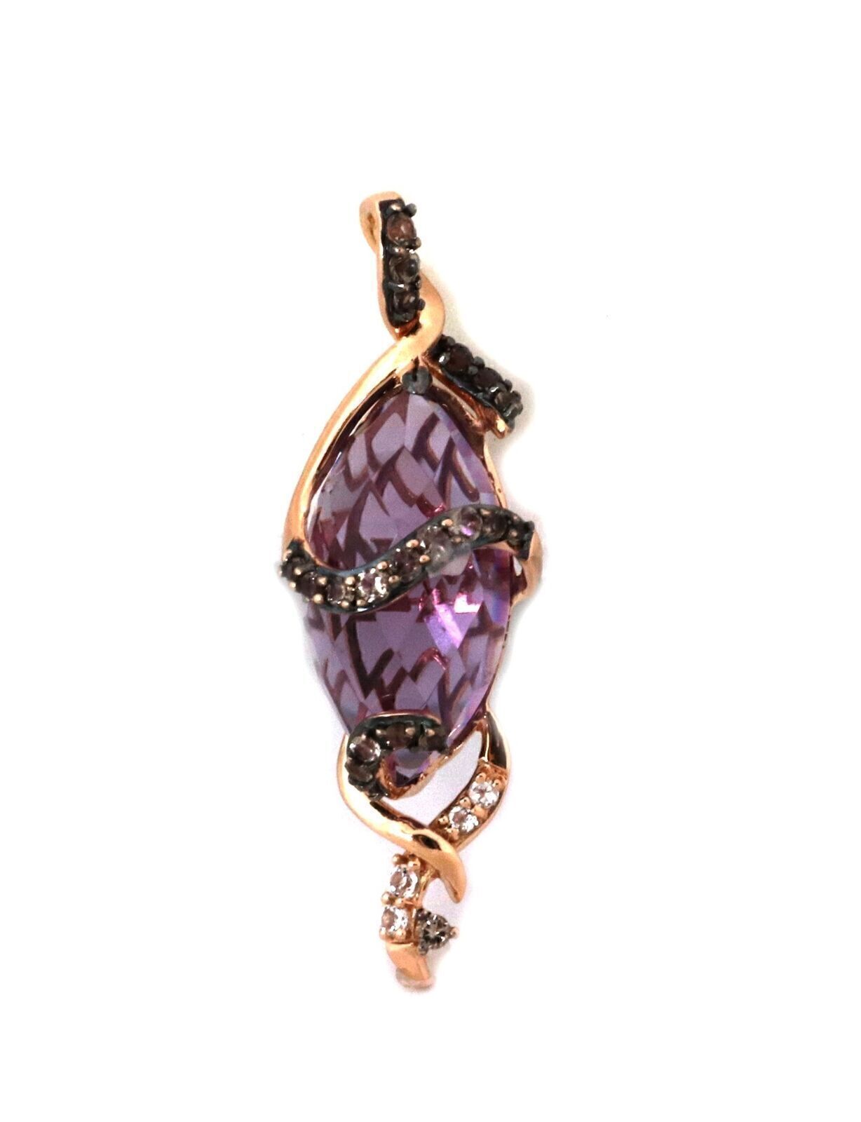 Le Vian Crazy Collection Amethyst & Multi Gems 14k Rose Gold Charm Pendant