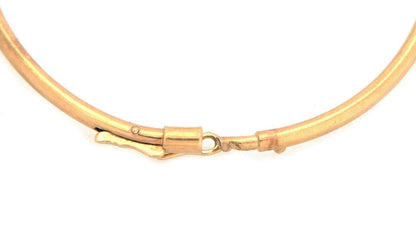 Ruby & Diamond 14k Yellow Gold Bangle Bracelet