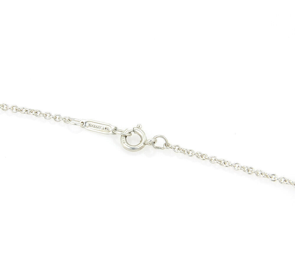 Tiffany & Co. Sterling Silver & 18k Gold Cross Pendant Necklace