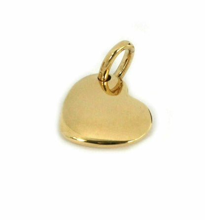 Pomellato Puffed 18k Yellow Gold Heart Charm Pendant