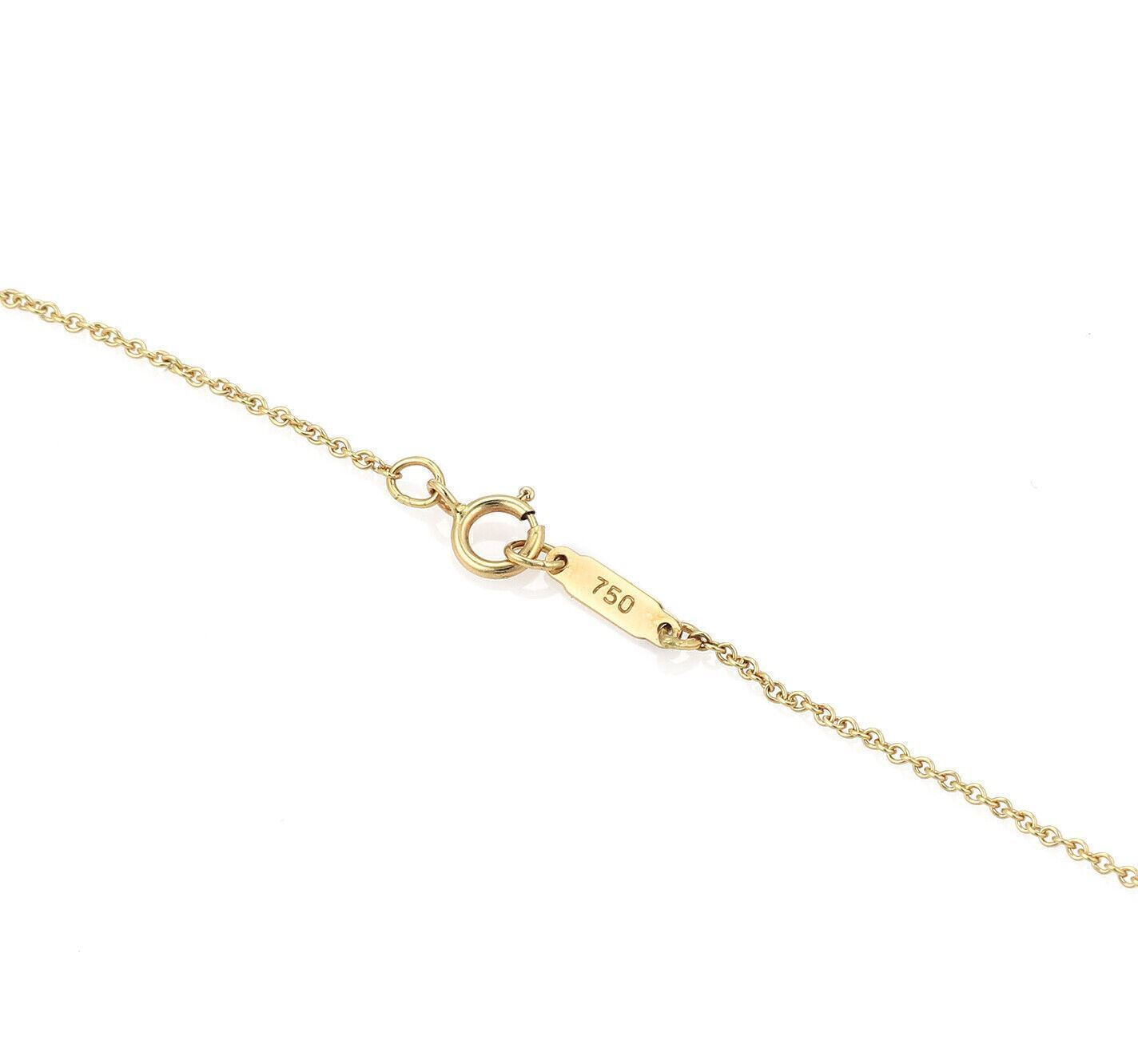 Tiffany & Co. Pearls Cupid Arrow Heart 18k Yellow Gold Pendant Necklace