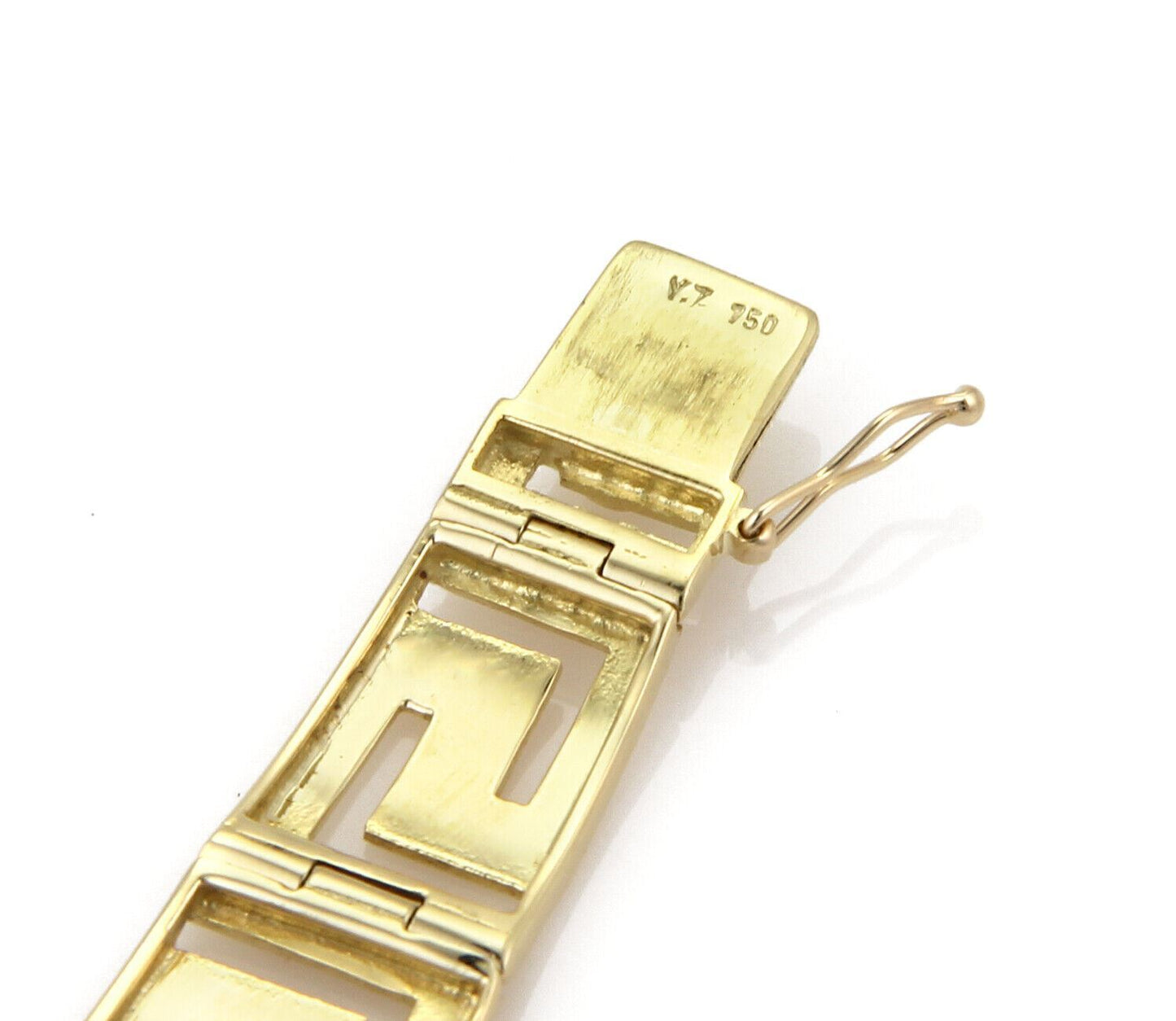 Graduated 18k Yellow Gold Open Link Bracelet