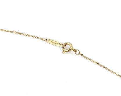 Tiffany & Co. Notes 18k Yellow Gold Round Wave Pendant Necklace