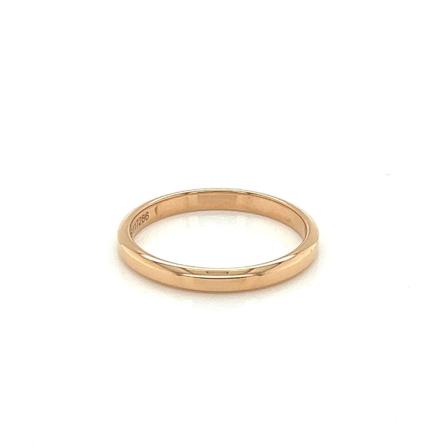 Van Cleef & Arpels Toujours 18k Rose Gold Band Ring - Size 7