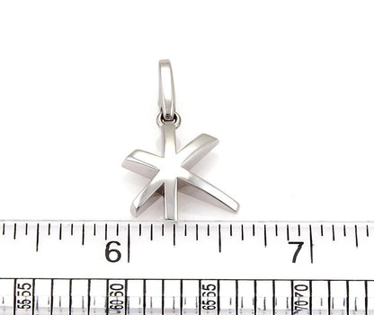 Cartier 18k White Gold Star Charm Pendant