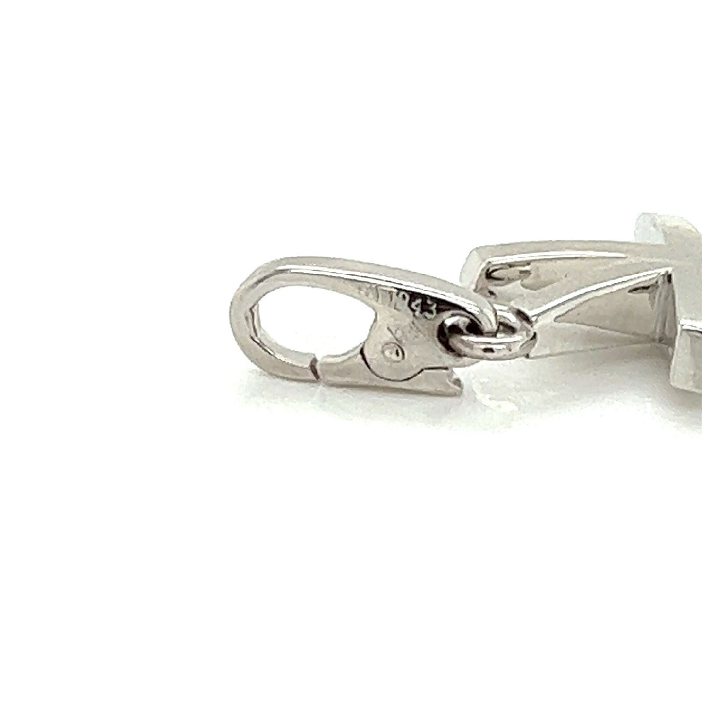 Cartier 18k White Gold Star Charm Pendant