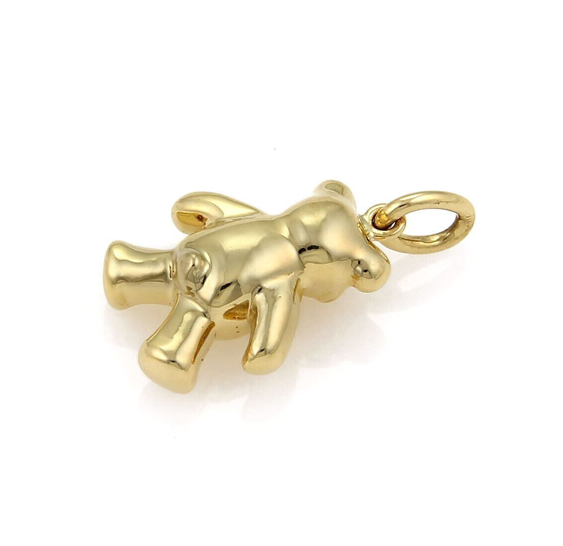 Tiffany & Co. 18k Yellow Gold Teddy Bear Charm Pendant