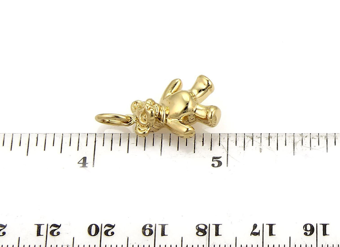 Tiffany & Co. 18k Yellow Gold Teddy Bear Charm Pendant