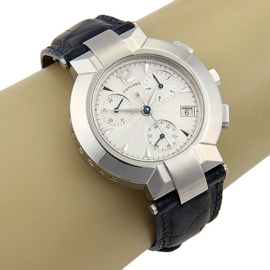 Concord La Scala Chronograph Watch in Stainless Steel Men's Watch