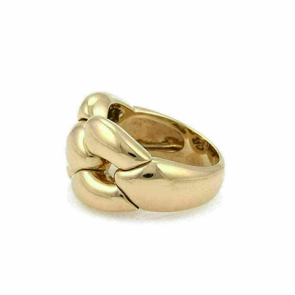 Cartier 18k Yellow Gold Puff Dome Band Ring - Size 5.5